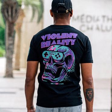 PRiDEorDiE violent reality T-Shirt -black